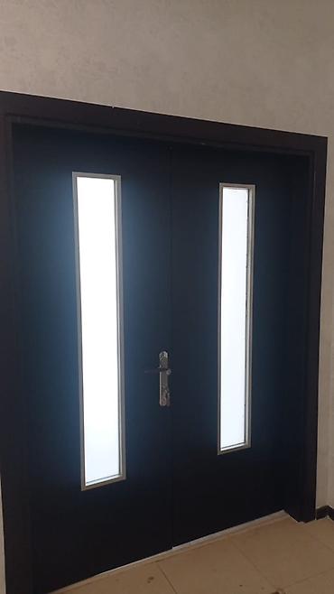İkiqanadlı qapı - Material: yüksək möhkəmlikli metal konstruksiya -