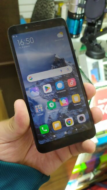 Xiaomi, Redmi 7A, Б/у, 16 ГБ, цвет - Черный, 2 SIM