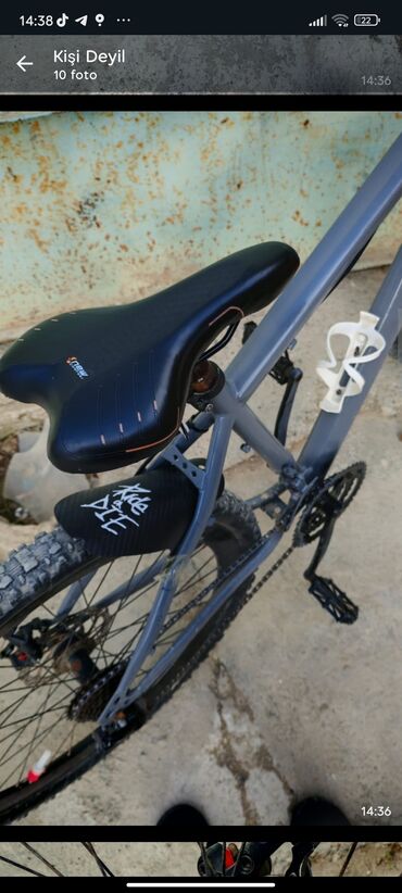 İdman velosipedləri: Dağ/şəhər tipi velosiped Xüsusiyyətlər: - Sərt, yüngül çərçivə – boz — 7