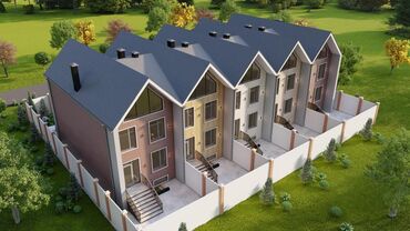 бишкек продаю дом село ак бата: Таунхаус, 260 м², 4 комнаты, Агентство недвижимости, ПСО (под самоотделку)