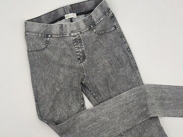 cieliste rajstopy z wxorkami: Spodnie jeansowe, H&M, 15 lat, 170, stan - Idealny