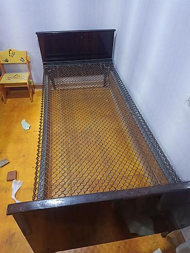 setka çarpayı: İşlənmiş, Təknəfərlik çarpayı, Bazasız, Matrassız, Siyirməsiz — 1