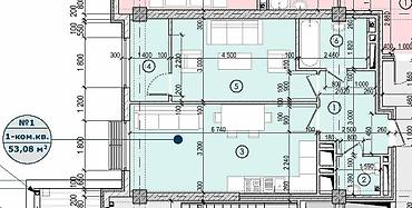 Продажа квартир: 2 комнаты, 53 м², Карпинка Элитка, 2 этаж, ПСО (под самоотделку) — 2