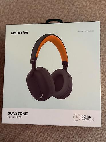 tikanlı tel: GREEN LION Sunstone Headphone - Qulaqlıq növü: over‑ear, L ölçü - — 2