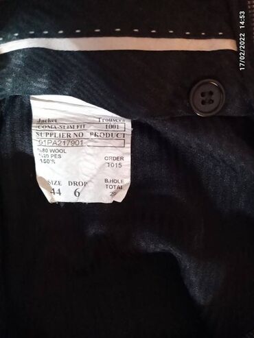 Kostyumlar: Kostyum dəsti model - Gilbert Gilles mövsüm - yaz/yay/payız ölçü — 6