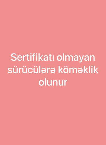 Mühafizə, təhlükəsizlik: Taksi sürücüsü tələb olunur, Şəxsi nəqliyyat vasitəsi ilə, Aylıq ödəniş