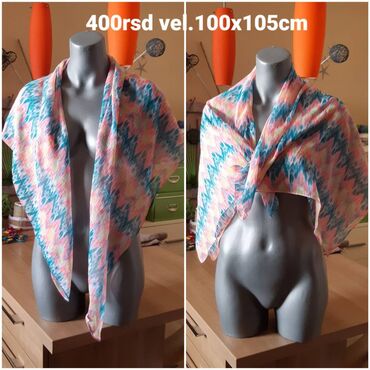Šalovi: Set modernih ženskih ešarpi/šalova – različiti modeli i dimenzije: - — 4