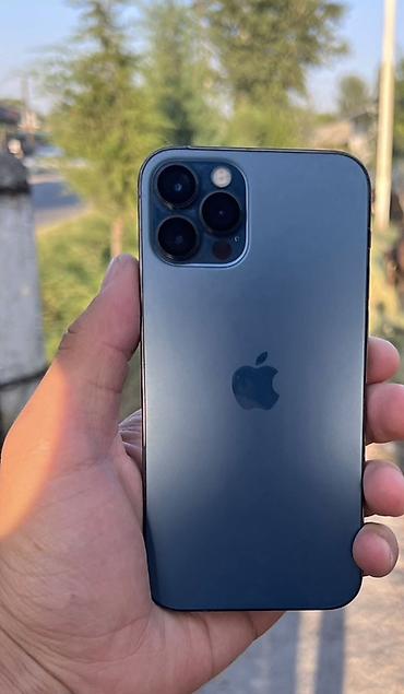 iphone 16 max: IPhone 12 Pro, Б/у, 128 ГБ, Pacific Blue, 90 % — 2