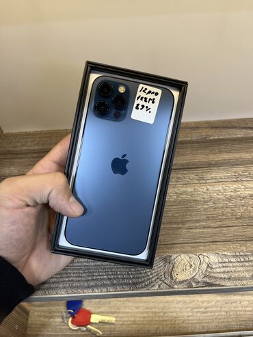 poco x3 pro 128gb цена в бишкеке: IPhone 12 Pro, Б/у, 128 ГБ, Синий, Коробка, Защитное стекло, Чехол, 89 %