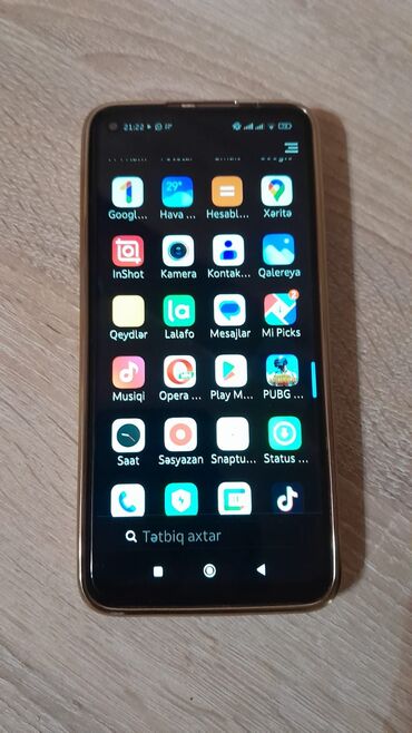 telfonlar işlənmiş: Xiaomi Redmi Note 9, 128 GB, rəng - Göy, 
 Barmaq izi