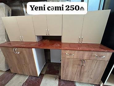 Mətbəx mebeli 250₼.Yenidir. Ölçü 2.25. Ünvan Sabunçu. Fatimə99