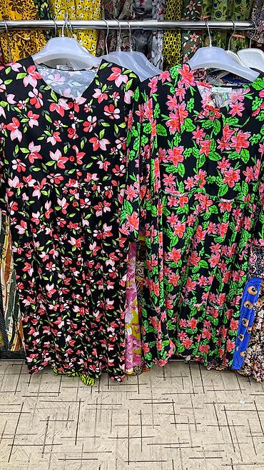 Повседневные платья: Повседневное платье, Турция, Лето, Длинная модель, Хлопок, Турецкое, Все размеры — 26