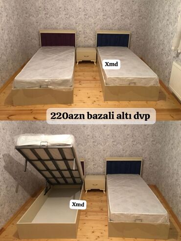 Divanlar: Təknəfərlik çarpayı, Bazalı, Matras ilə