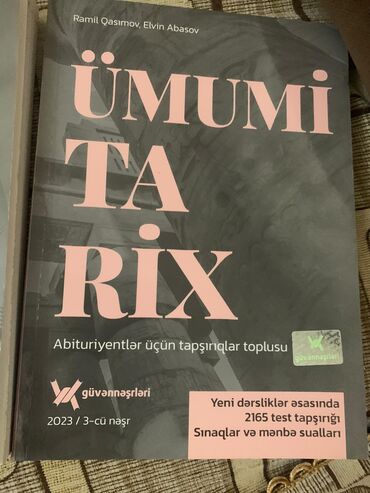 azerbaycan tarixi test toplusu pdf: Ümumi tarix və Azərbaycan tarixi güvən nəşriyyatı yeni nəşr təzədir