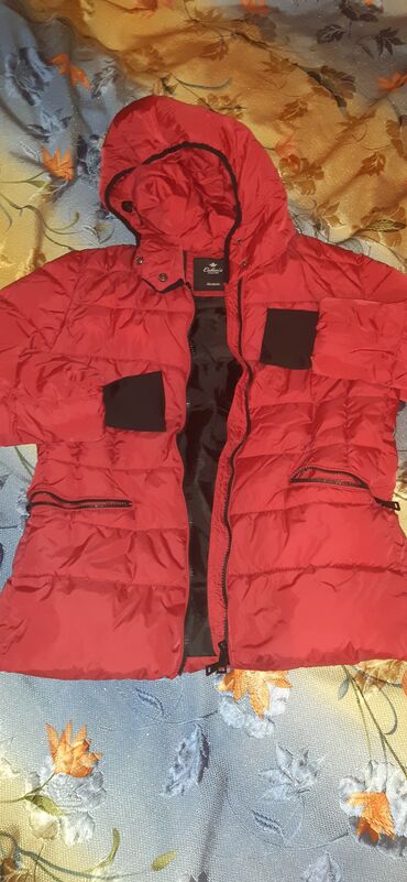 dəri godəkcə: Женская куртка ColinS, M (EU 38), цвет - Красный