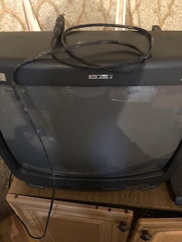 tv box satisi: Kineskop (CRT) televizor - Kompakt ölçülü kineskop ekran - Ön paneldə — 1