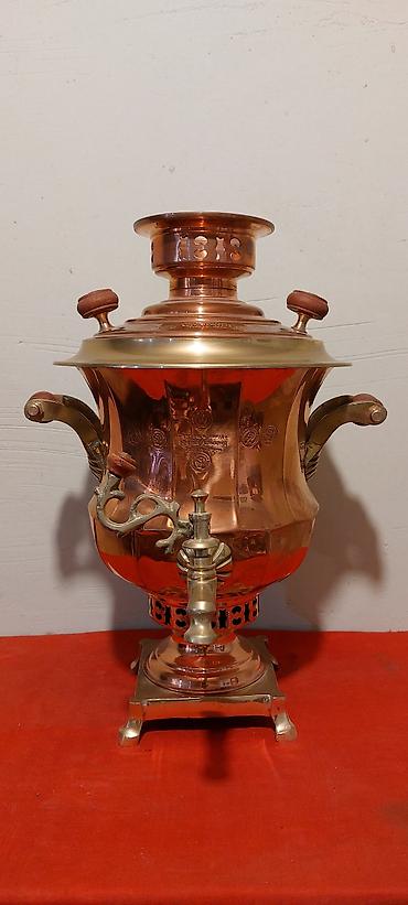 samovar 3 litr: 19-cu esrin sonlari Tula istehsali samovar 5-litrlikdir, materiali; — 5