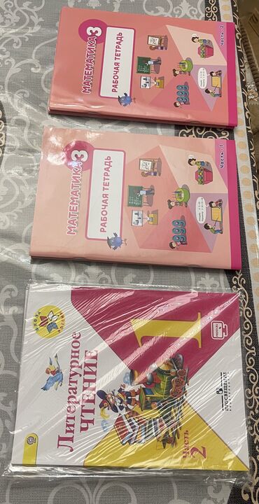 продленка 1 4 класс бишкек: Рабочие тетради по математике3 класс,новые. Литературное чтение -1