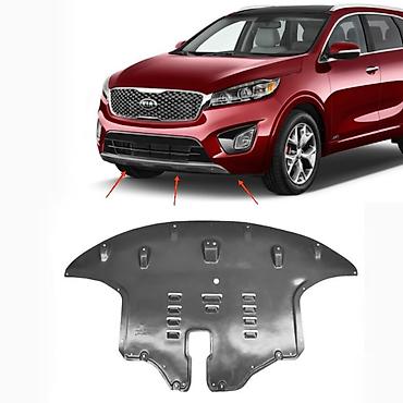 Защита бампера двигателя Kia Sorento UM / Киа Соренто 2016–2019 В