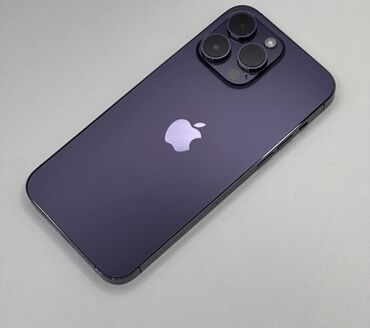 Apple iPhone: IPhone 14 Pro Max, 128 GB, Deep Purple, Zəmanət, Face ID