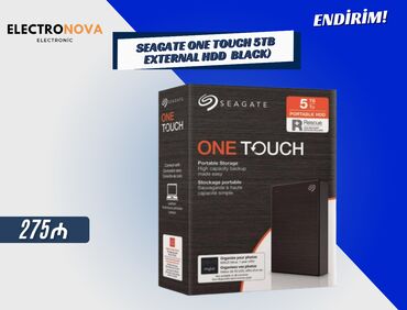 ddr3 ekran kartı: Xarici Sərt disk (HDD) Seagate, < 120 GB, Yeni