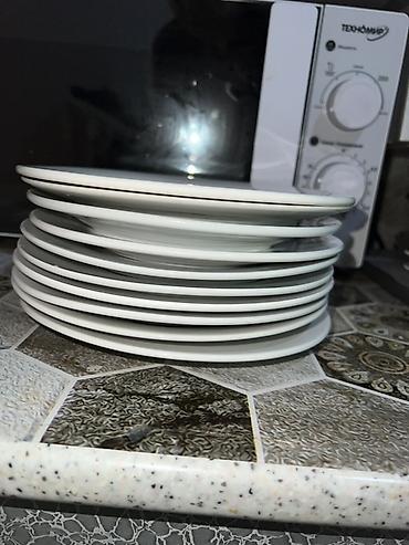 Наборы посуды: Набор тарелок (2 вида) - Глубокие белые тарелки, классическая форма — 5