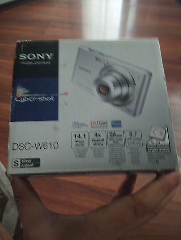 Foto və videokameralar: Sony Cyber-shot DSC-W610 fotoaparat (Gümüş) - 14.1 MP həssaslıq – — 2