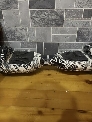 ağırlıq daşı: Elektrik hoverboard (self-balance skuter) - Dizayn: Qara-ağ — 1