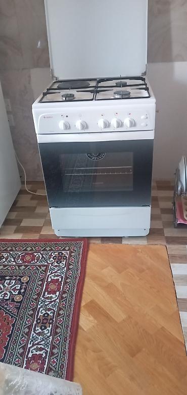 Plitələr və bişirmə panelləri: Qaz plitəsi Ayrıca dayanan, 4 gözlü, İşlənmiş — 1