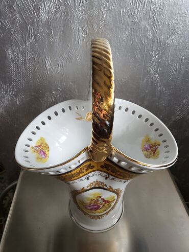 Ostali kućni dekor: Vaza,korpa nova vintaz Lordshade porcelan. Perfektan profesionalni — 6