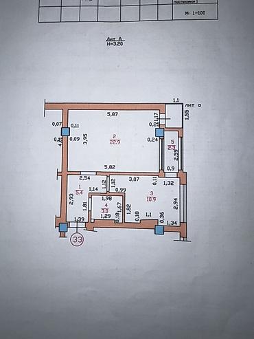 23 комнатные квартиры: 1 комната, 45 м², Индивидуалка, 5 этаж, Евроремонт — 8