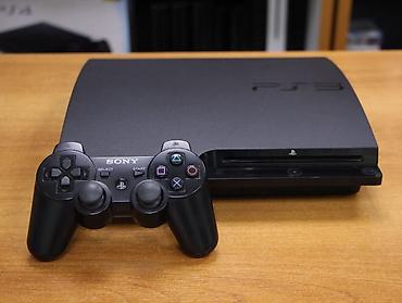 PS3 (Sony PlayStation 3): Игровая консоль Sony PlayStation 3 (Slim) с беспроводным контроллером — 1