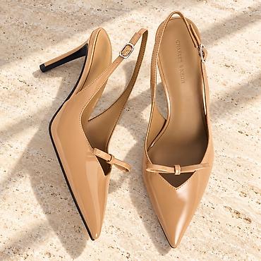 charles: Tuflilər, Charles&Keith, Ölçü: 37, rəng - Bej, Yeni — 1