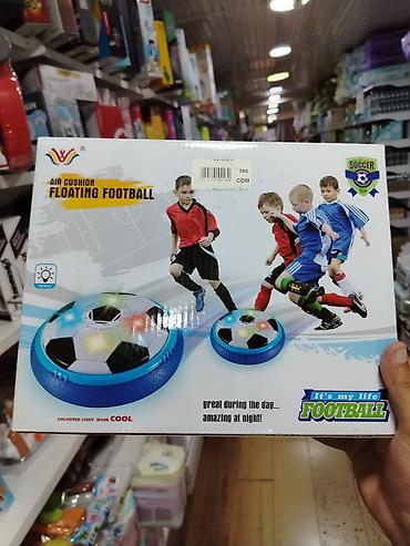 гелий балон: Аэромяч для игры в футбол в помещении — Air Cushion Floating Football — 1