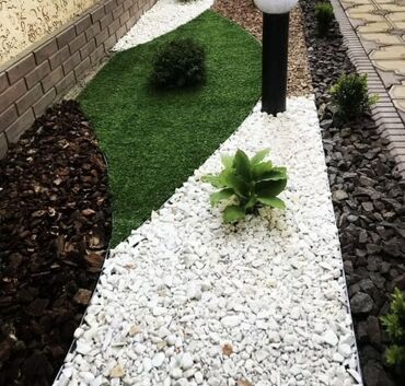 Мраморный щебень: Белая мраморная крошка декоративный щебень, изготовленный из — 4