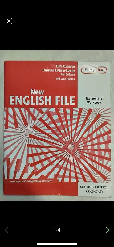 Kitablar və jurnallar: New English File iş dəftəri satılır 10 manata alınıb Demək olarki heç — 4