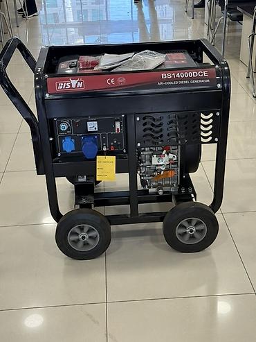aksa generator: BISON BS14000DCE dizel generator - Tip: Hava ilə soyudulan dizel — 2