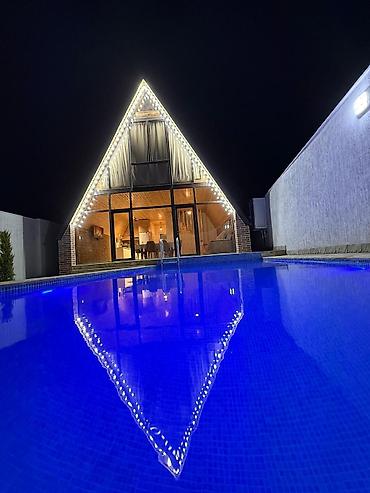 Günlük kirayə evlər: Bağ evi kirayə verilir, Mərdəkan Mərdəkanda yerləşən isti, hovuzlu bağ — 1