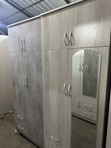 Шифоньеры: Шифоньер, Новый, Прямой, цвет - Белый, ЛДСП — 6