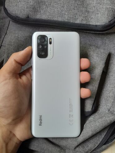 xiaomi azerbaycan: Xiaomi Redmi Note 10, 128 GB, rəng - Ağ, 
 Barmaq izi, Simsiz şarj, İki sim kartlı