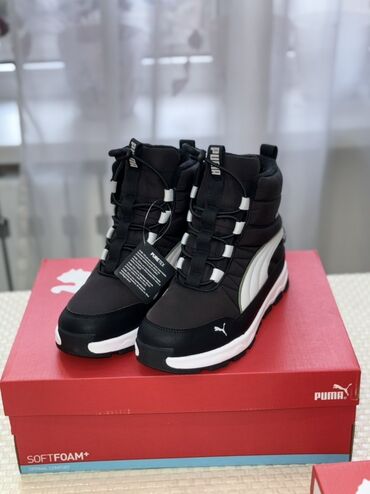 зимный красофка: Мужские ботинки, 36, Puma, Б/у, цвет - Черный