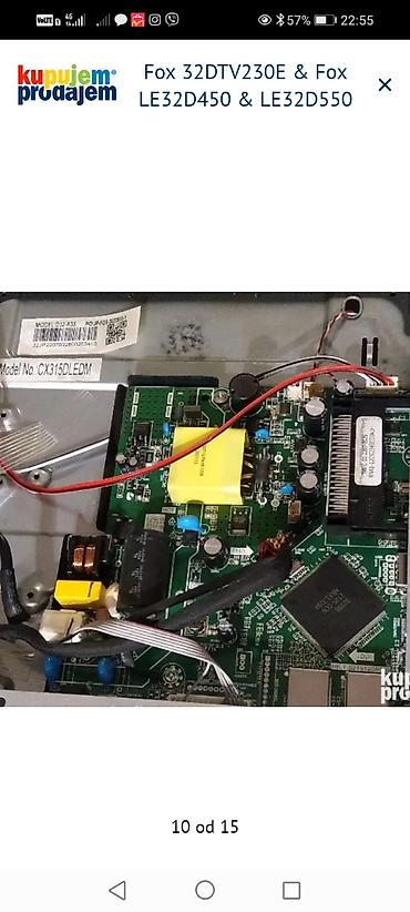 Aksesoari za TV i video: Fox 32DTV230E, Fox LE32D450 i Fox LE32D550 – delovi za televizore 32" — 11
