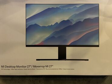Xiaomi Mi Desktop Monitor 27". Yenidir, qutusu acilmayib. Gozu yoran
