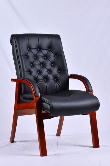 Ofis və oyun kresloları: Yeni, Təkərli, Qolları tənzimlənir, Dəri — 6