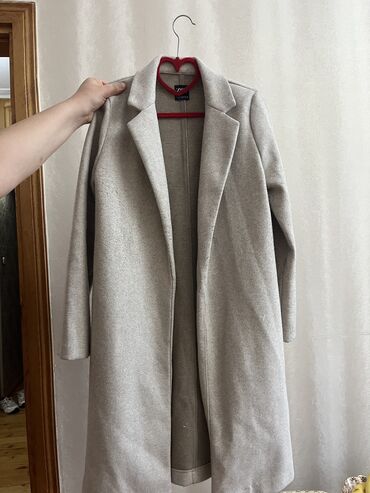 пальто zara: Пальто, Zara, S (EU 36), цвет - Бежевый