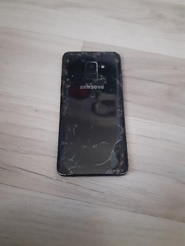 kompüterlər 2 ci əl: Samsung Galaxy A8 2018, 32 GB, rəng - Qara, Barmaq izi, Qırıq — 2