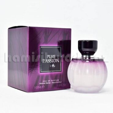 yasemen etirli parfum: Ətir Fragrance World Pure Passion Təravətli çiçək ətirlərindən ibarət