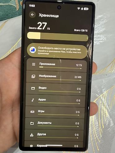 aoc монитор: Google Pixel 6, Колдонулган, 128 ГБ, түсү - Ак, 2 SIM — 9