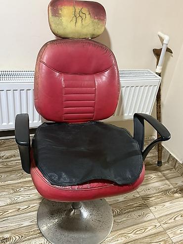 ofis üçün kreslo: Bərbər/kosmetoloji kreslo - Material: süni dəri üzlüklü, yumşaq — 1