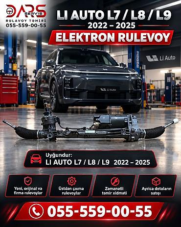 lada diski: 🚘 LI AUTO L7 / L8 / L9 — ELEKTRİK RULEVOY (EPS) 🚗 UYĞUN AVTOMOBİLLƏR — 1